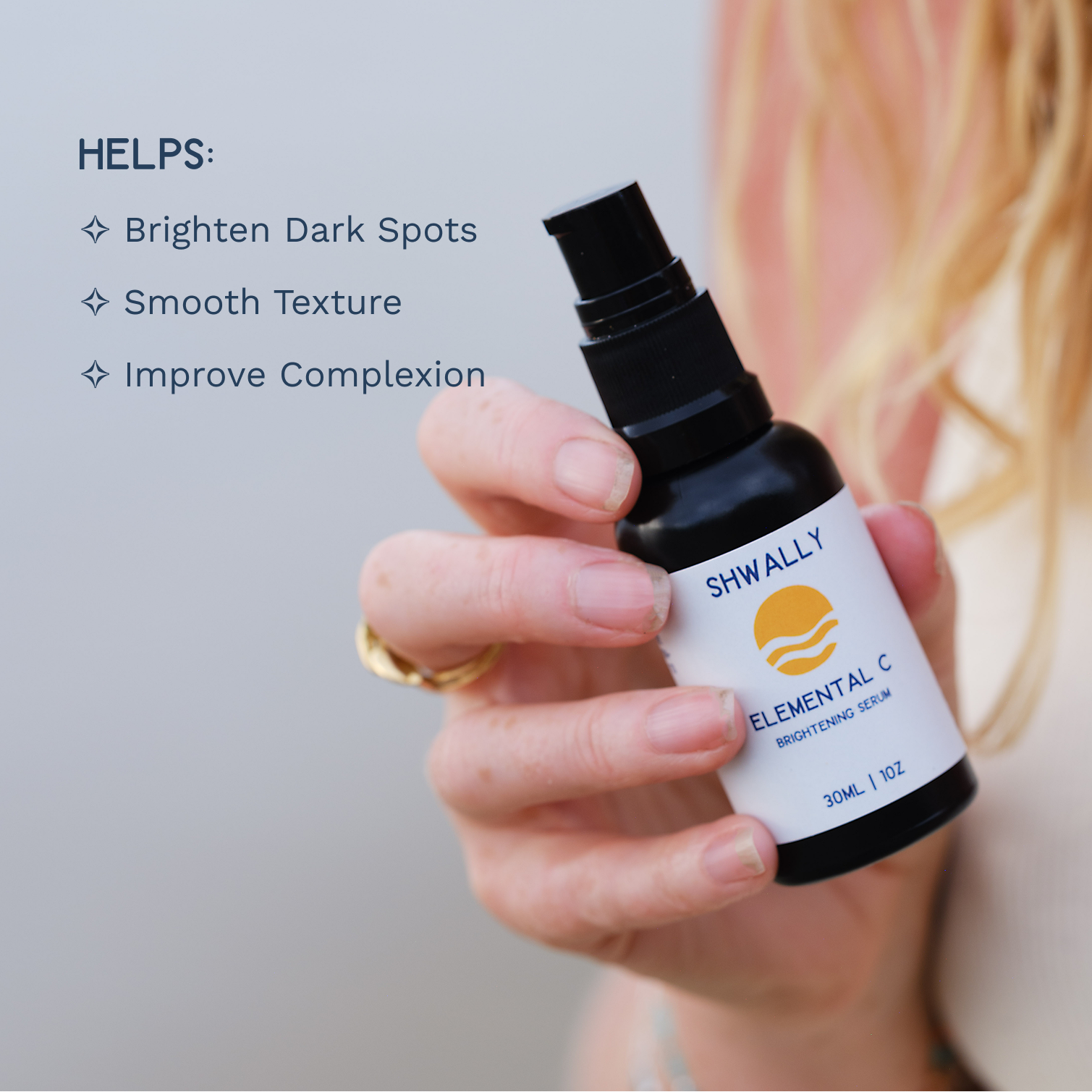 NEW Shwally Elemental C Brightening Serum
