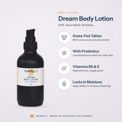 Shwally Dream Body Lotion – Tallow & Probiotics benefits