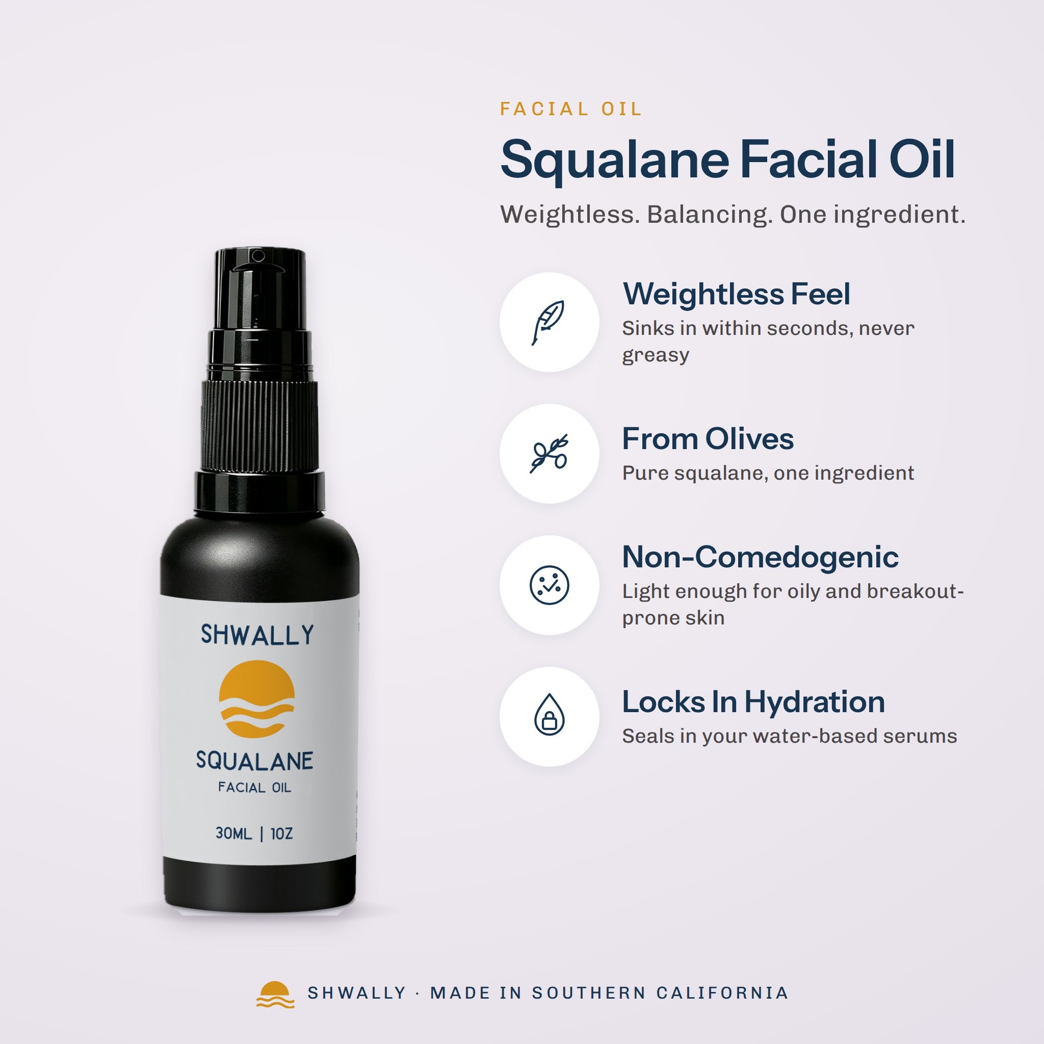 Shwally Squalane Facial Oil benefits