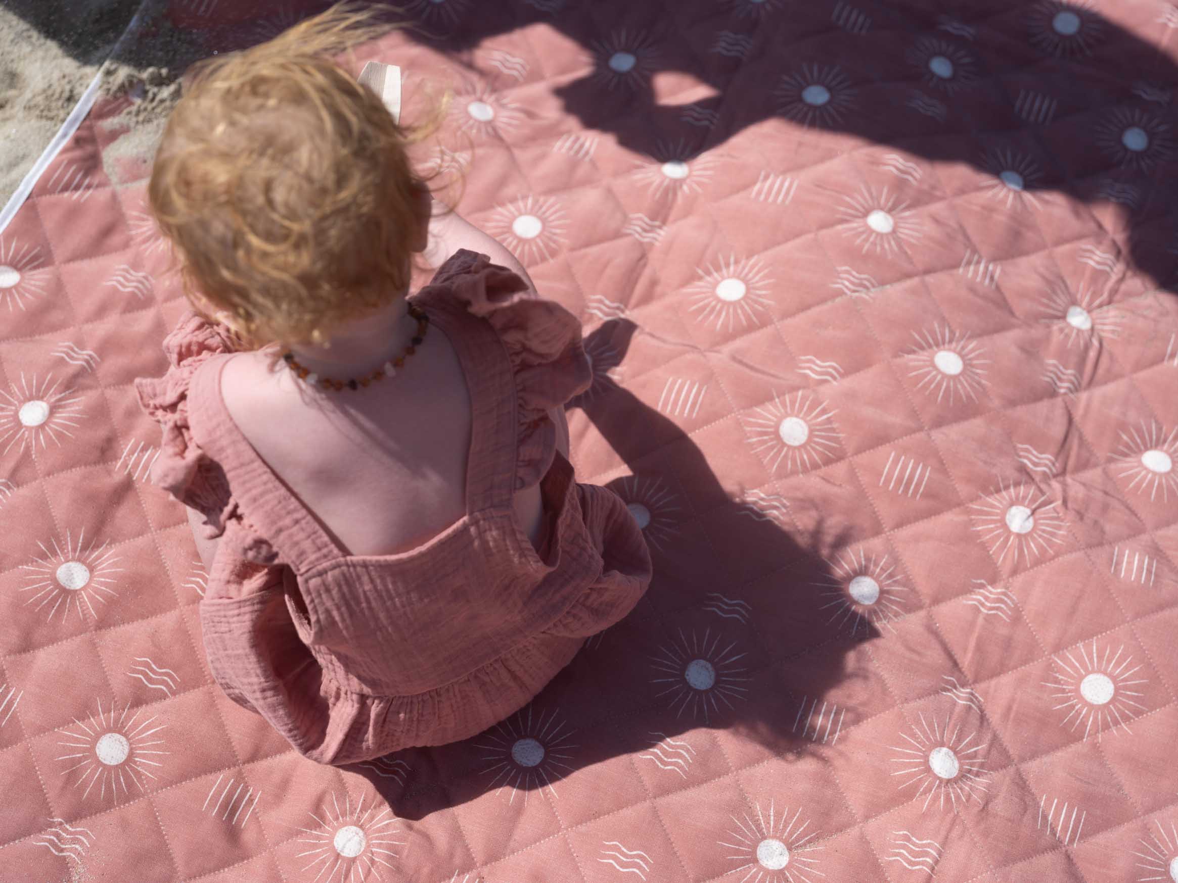 The Shwally Picnic Blanket - Sunset Rose