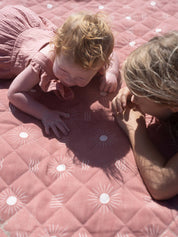 The Shwally Picnic Blanket - Sunset Rose